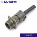 Conector circular rosqueado de 5 pinos, conector da série MIL-C-5015 MS3100A14-5P, MS3101A14-5P, MS3106A14S-5S, MS3102A14S-5P, MS3108A14S-5S